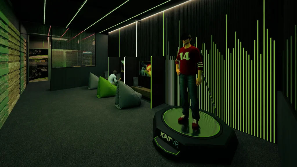 Aimnplay Game Arena Design. Onak Design Studio